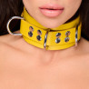 The Red Collier en cuir Ultra Jaune